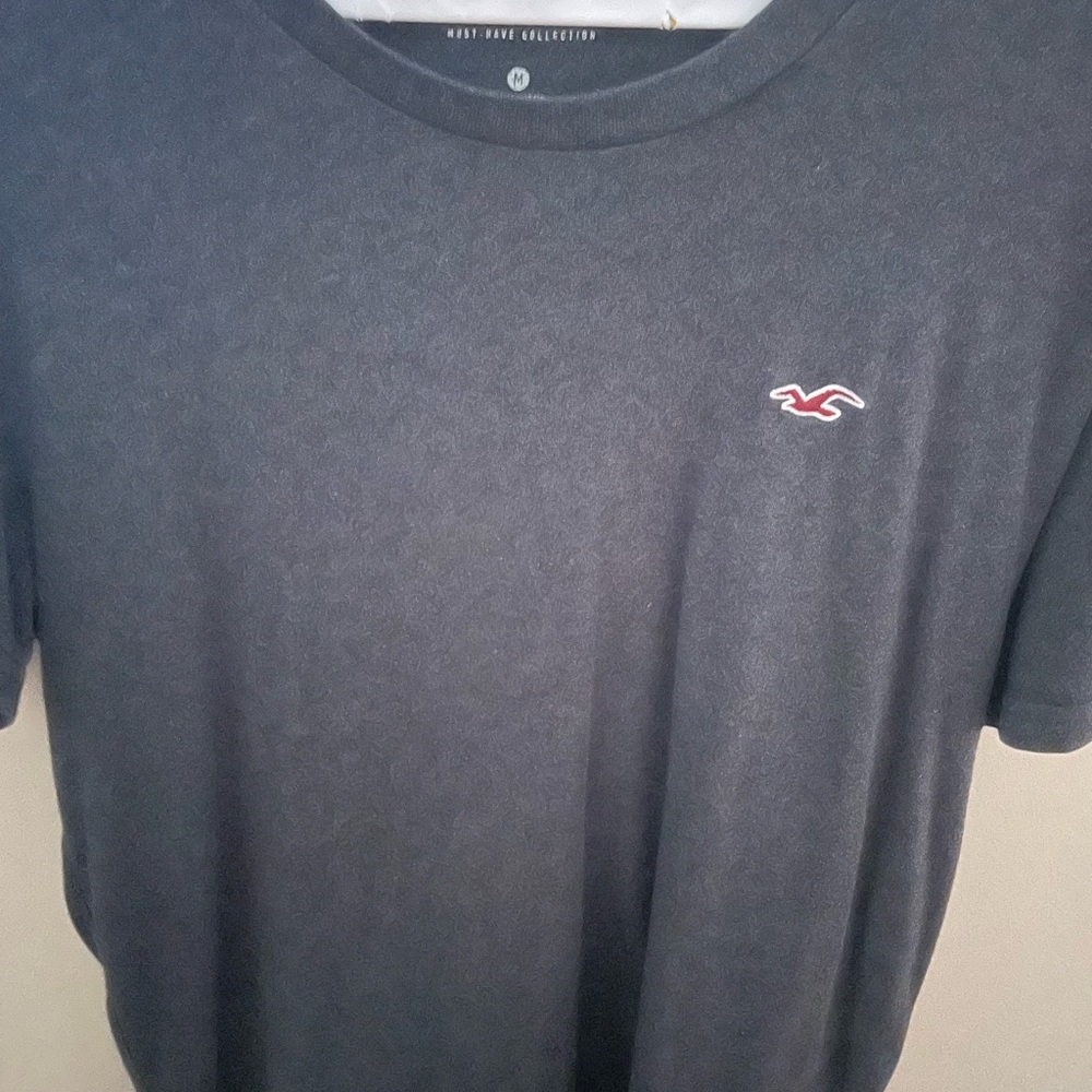 Hollister Men's Gray T-Shirt
